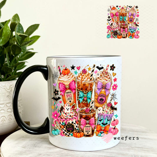 UV DTF Decal - Halloween Drinks 11oz Coffee Mug Weefers