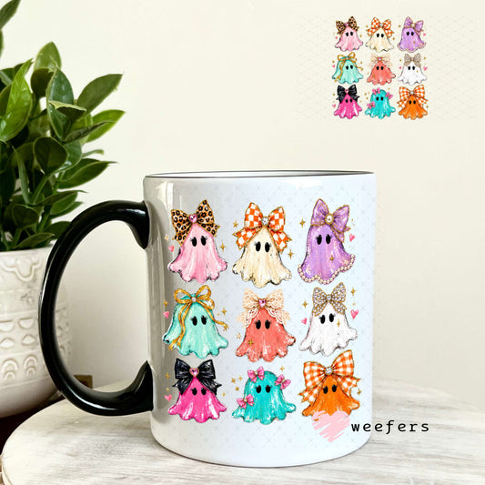 UV DTF Decal - Bougie Ghosts 11oz Coffee Mug Weefers