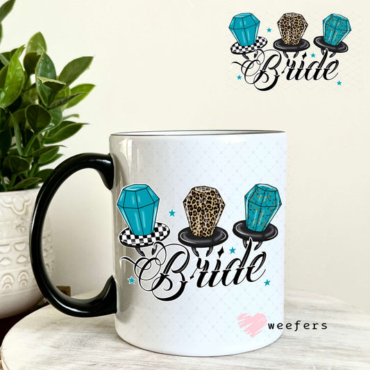 UV DTF Decal - Bride Ring Pop 11oz Coffee Mug Weefers
