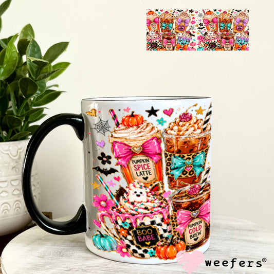 UV DTF Cup Wraps - Halloween Drinks 11oz Coffee Mug Weefers