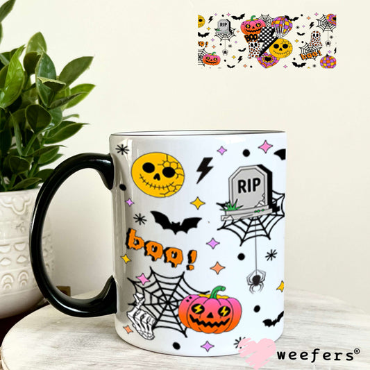 UV DTF Cup Wraps - RIP Pumpkins 11oz Coffee Mug Weefers