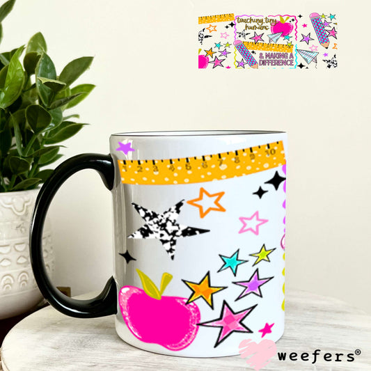 UV DTF Cup Wraps - Teaching Tiny Humans 11oz Coffee Mug Weefers