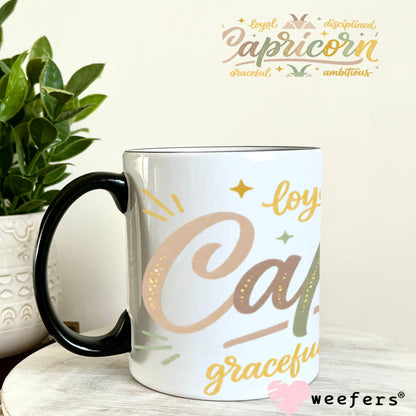 UV DTF Cup Wraps - Capricorn Zodiac Sign 11oz Coffee Mug Weefers