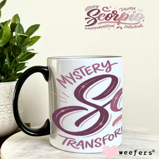 UV DTF Cup Wraps - Scorpio Zodiac Sign 11oz Coffee Mug Weefers