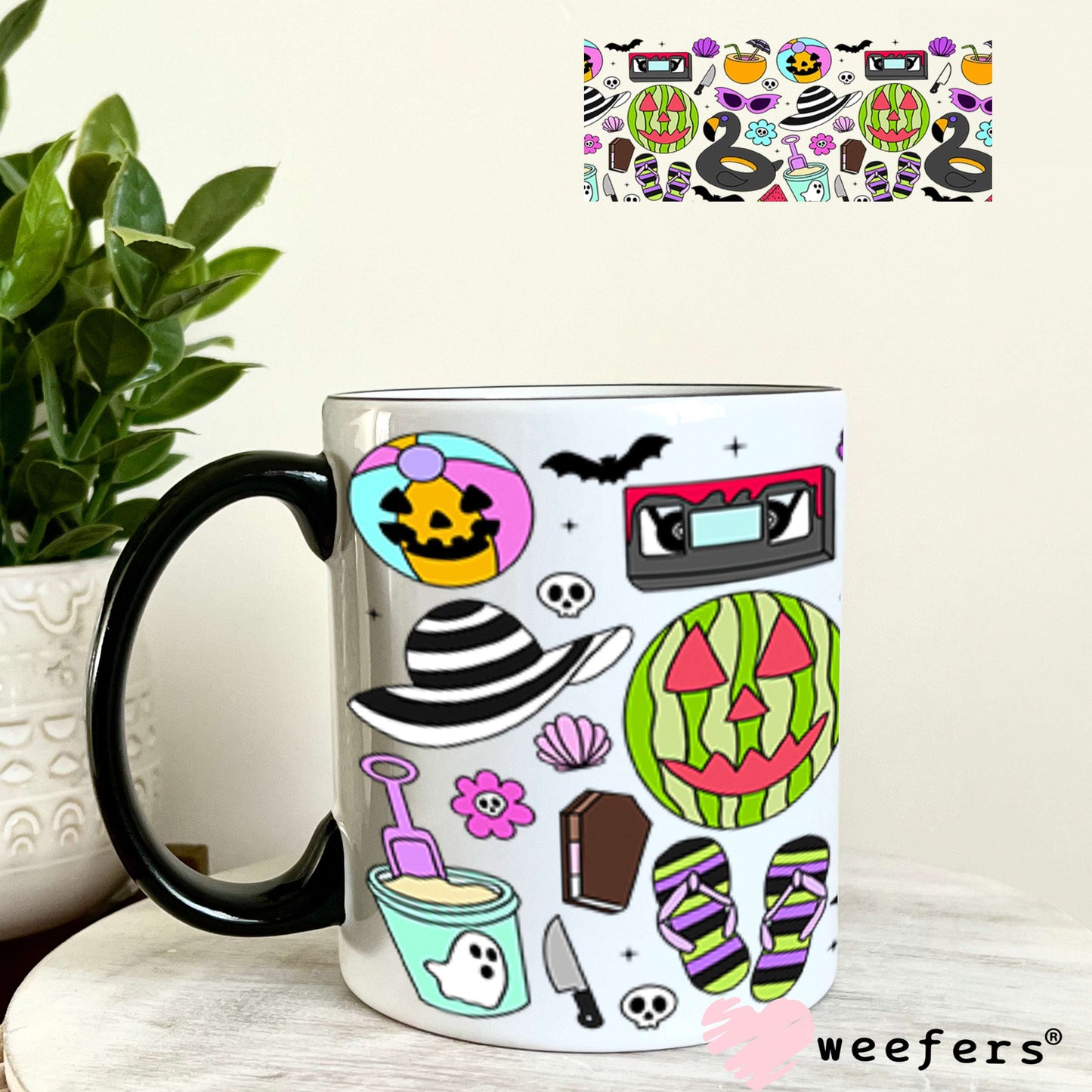 UV DTF Cup Wraps - Halloween Summer 11oz Coffee Mug Weefers