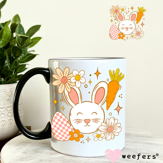 Honey Bunny Easter UV DTF Decal 11oz Coffee Mug Weefers
