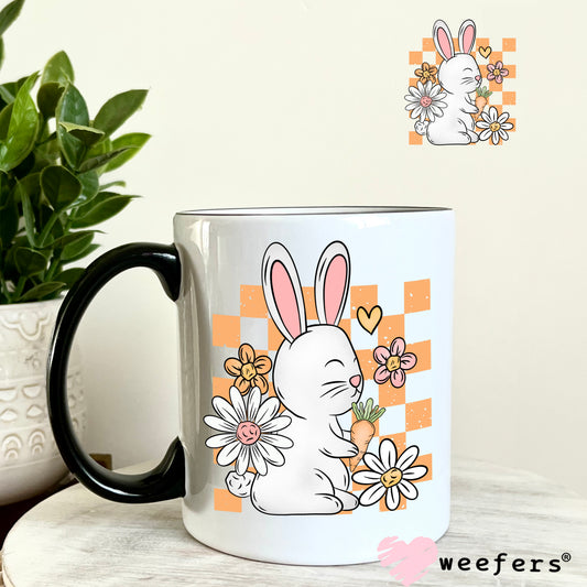 Honey Spring Bunny UV DTF Decal 11oz Coffee Mug Weefers