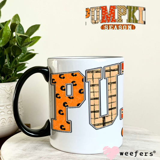 UV DTF Cup Wraps - Pumpkin Season 11oz Coffee Mug Weefers