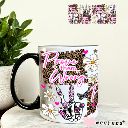 UV DTF Cup Wrap – USA Red White Blue Bows 11oz Coffee Mug Weefers