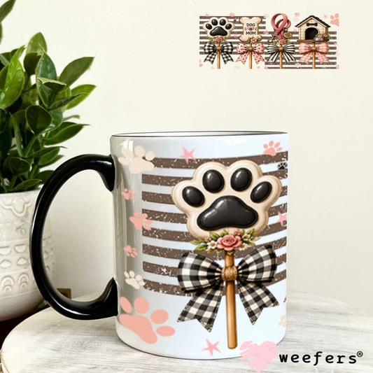 UV DTF Cup Wraps - Dog Mom Cake Pops - Weefers® Exclusive 11oz Coffee Mug Weefers