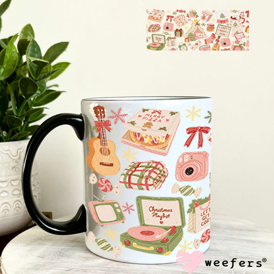 UV DTF Cup Wraps - Cottagcore Christmas 11oz Coffee Mug Weefers