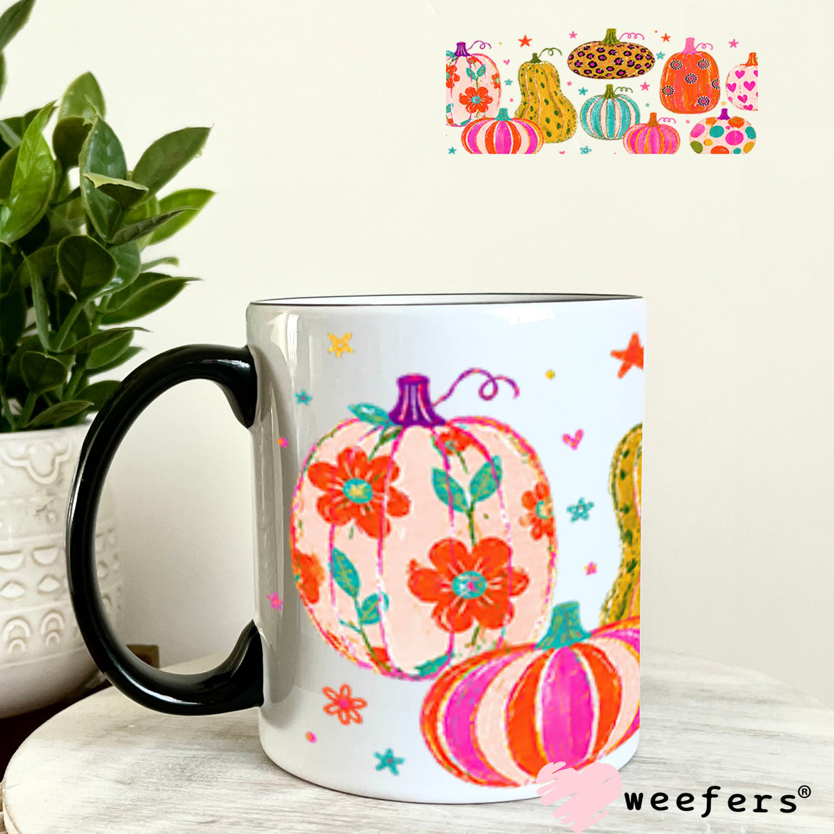 UV DTF Cup Wrap – USA Red White Blue Bows 11oz Coffee Mug Weefers