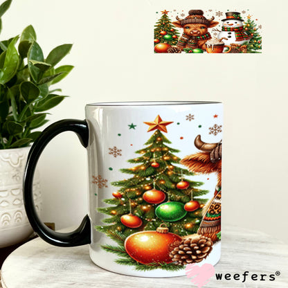 UV DTF Cup Wrap – USA Red White Blue Bows 11oz Coffee Mug Weefers