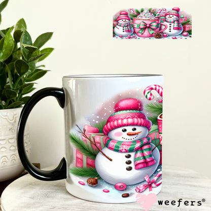 UV DTF Cup Wrap – USA Red White Blue Bows 11oz Coffee Mug Weefers
