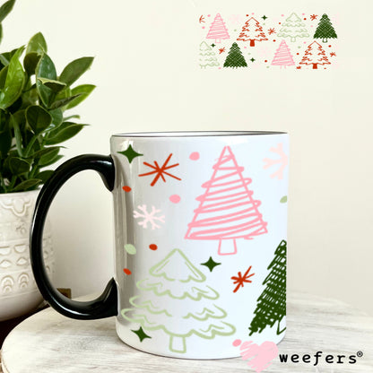 UV DTF Cup Wrap – USA Red White Blue Bows 11oz Coffee Mug Weefers