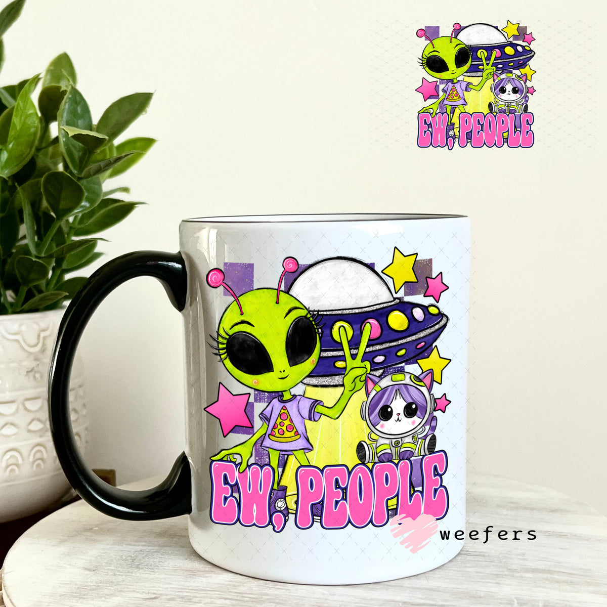 UV DTF Decal - Later Gator 11oz Coffee Mug Weefers