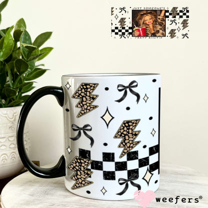 UV DTF Cup Wraps - Just Someone's Crazy Auntie - Weefers® Exclusive 11oz Coffee Mug Weefers
