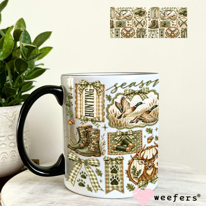 UV DTF Cup Wraps - Hunting Season - Weefers® Exclusive 11oz Coffee Mug Weefers