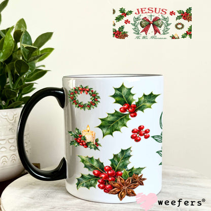 UV DTF Cup Wraps - Jesus is the Reason - Weefers® Exclusive 11oz Coffee Mug Weefers