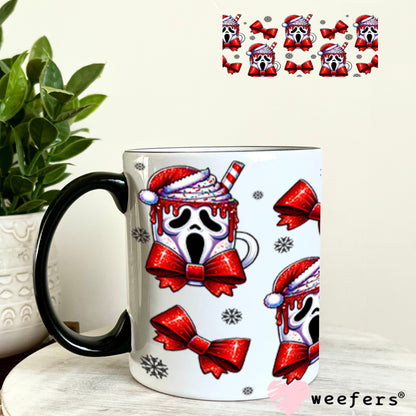 UV DTF Cup Wrap – USA Red White Blue Bows 11oz Coffee Mug Weefers