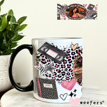 UV DTF Cup Wrap – USA Red White Blue Bows 11oz Coffee Mug Weefers