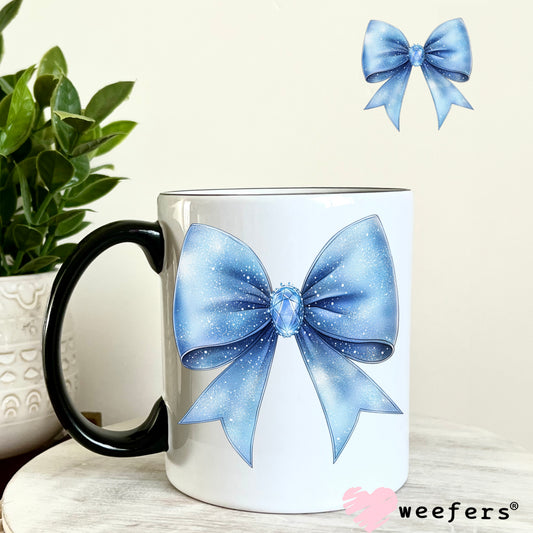 Cindyrella Bow UV DTF Decal 11oz Coffee Mug Weefers