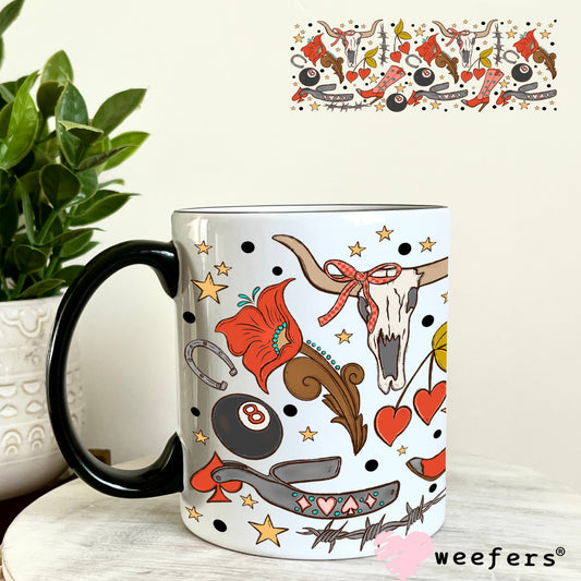 Western Cowgirl Favorite Things UV DTF Cup Wrap - WEEFERS EXCLUSIVE WRAP 11oz Coffee Mug Weefers