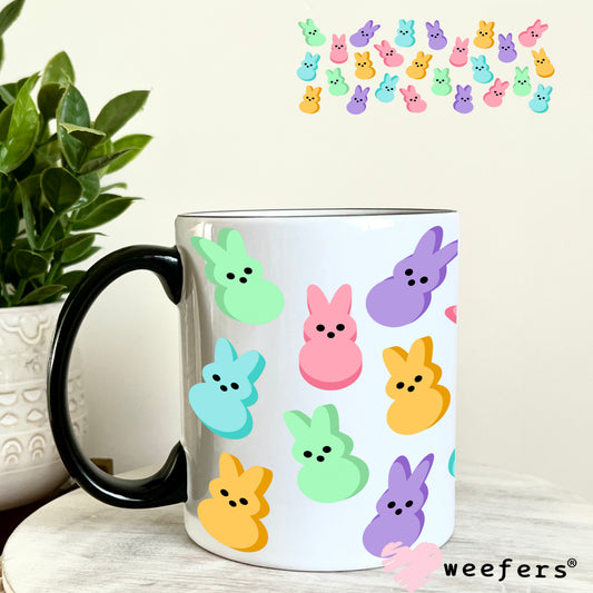 Easter Peepers UV DTF Cup Wrap 11oz Coffee Mug Weefers