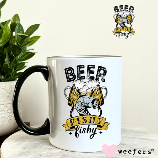 Beer Fishy Fishy UV DTF Decal 11oz Coffee Mug Weefers