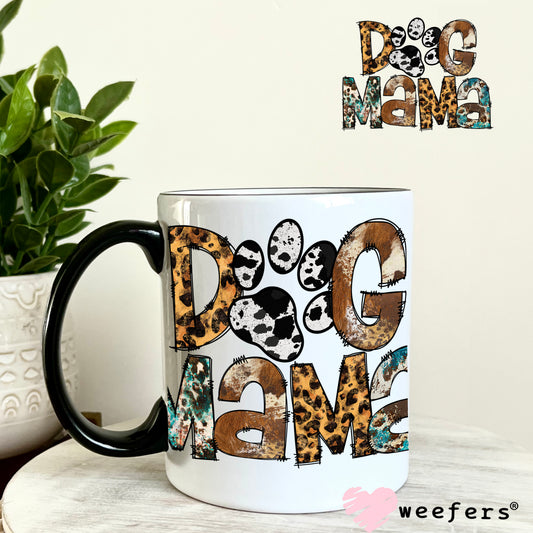 Dog Mama Western UV DTF Decal 11oz Coffee Mug Weefers