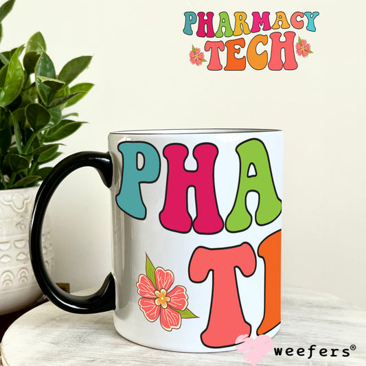Pharmacy Tech UV DTF Cup Wrap 11oz Coffee Mug Weefers
