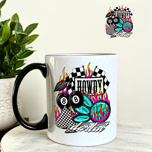 Howdy Darlin' UV DTF Decal 11oz Coffee Mug Weefers