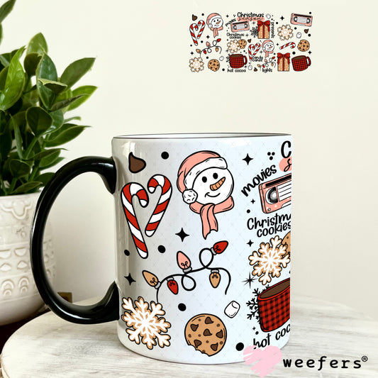 Christmas Favorite Things UV DTF Cup Wrap 11oz Coffee Mug Weefers
