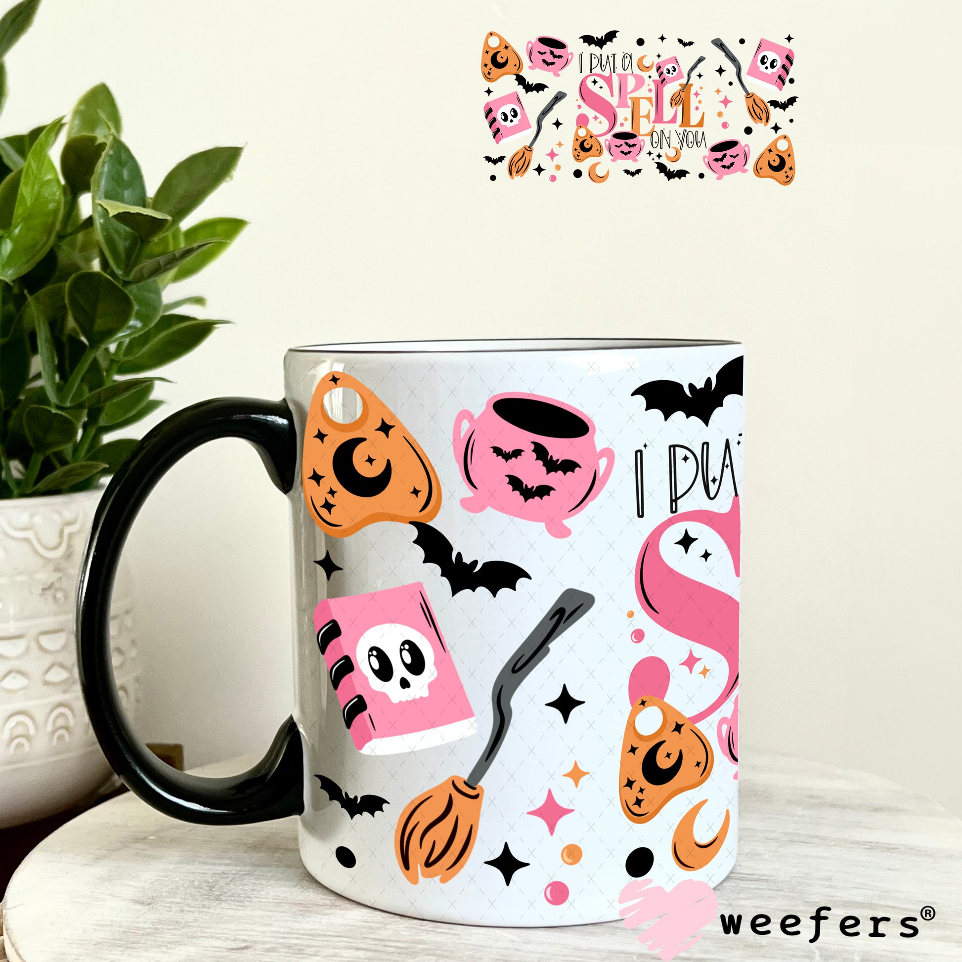 I Put a Spell on You UV DTF Cup Wrap 11oz Coffee Mug Weefers