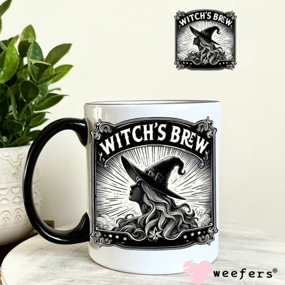 Witch's Brew Silhouette UV DTF Decal - Weefers