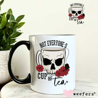 Not Everyone's Cup of Tea Skull UV DTF Decal - Weefers