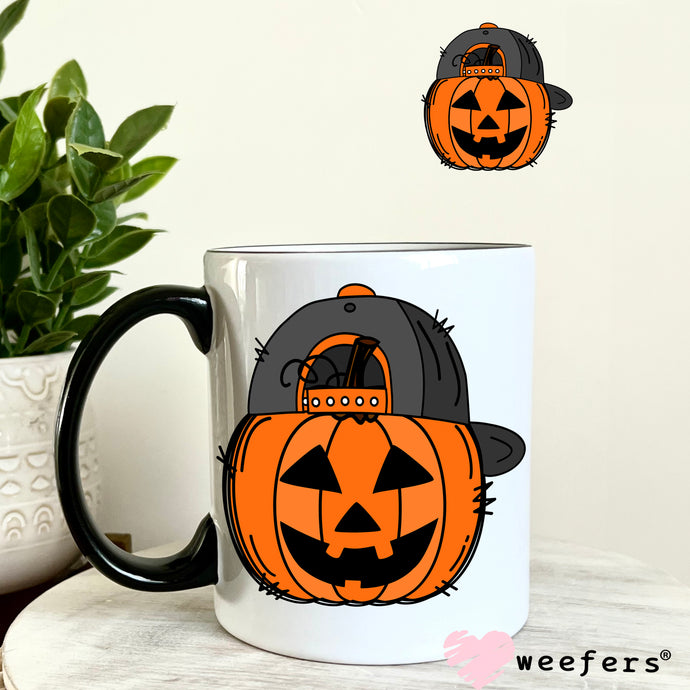 Pumpkin Hat Halloween UV DTF Decal - Weefers