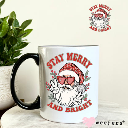 Stay Merry and Bright Santa UV DTF Decal - Weefers