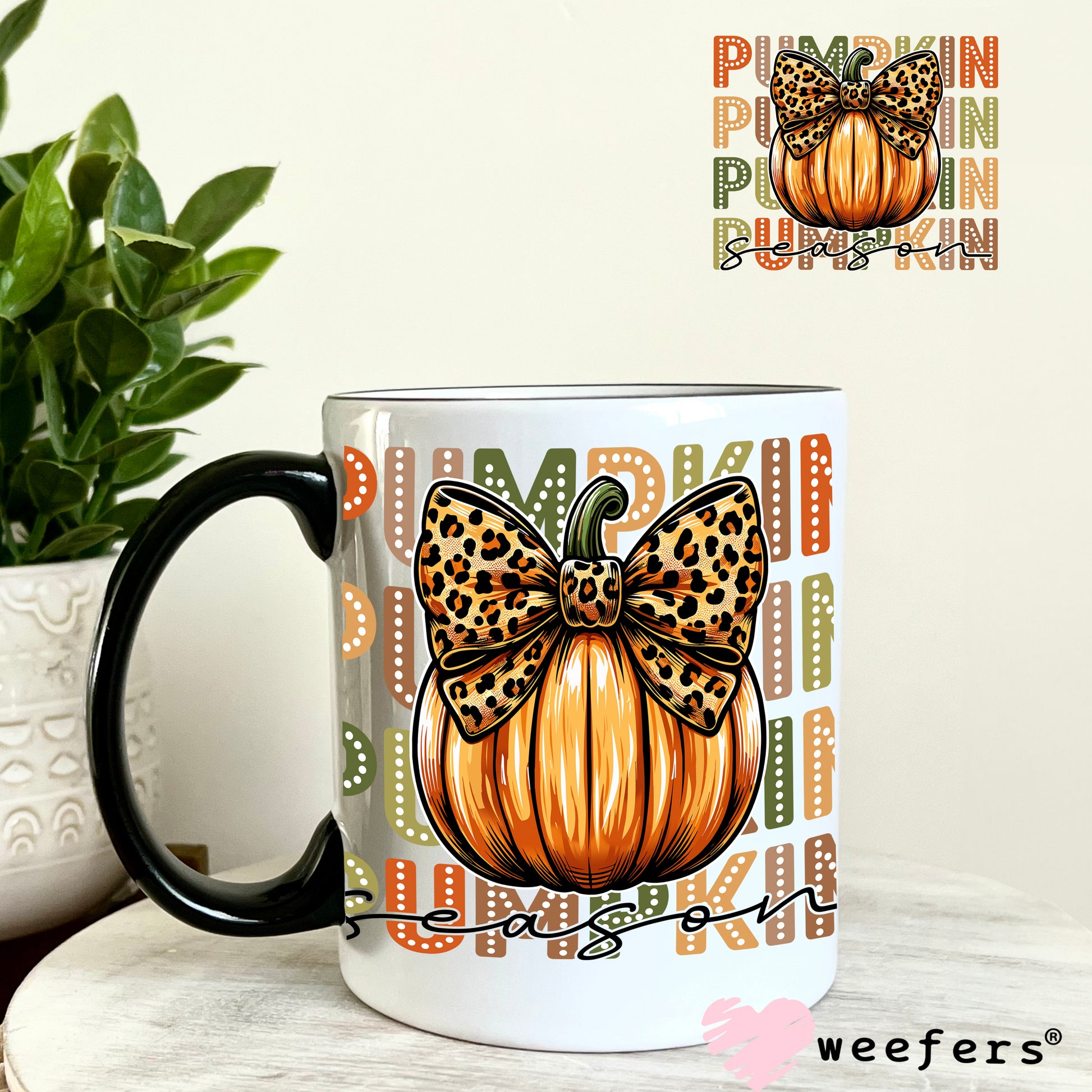 Coquette Pumpkin Fall UV DTF Decal - Weefers