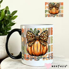 Load image into Gallery viewer, Coquette Pumpkin Fall UV DTF Decal - Weefers
