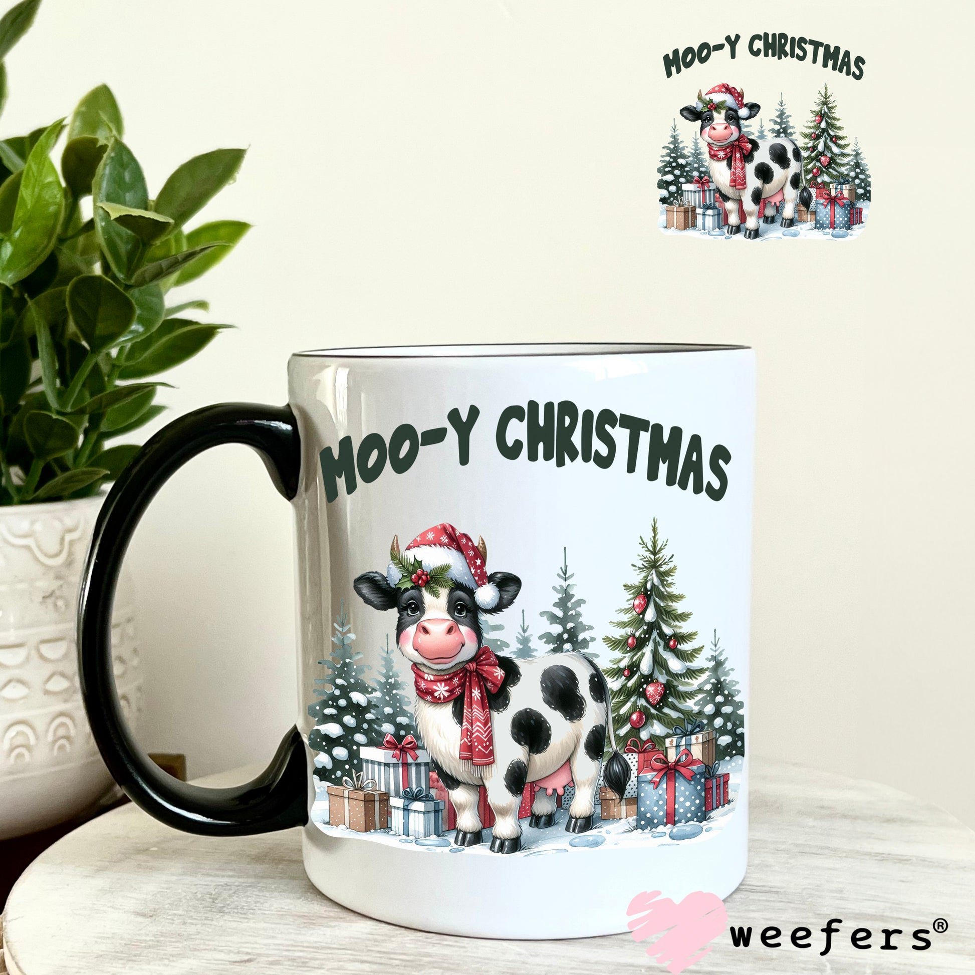 Mooy Christmas Cow UV DTF Decal - Weefers