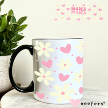 Load image into Gallery viewer, Mama Hearts and Flowers UV DTF Cup Wrap - Weefers
