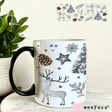 Load image into Gallery viewer, Silver Christmas Winter land UV DTF Cup Wrap - Weefers
