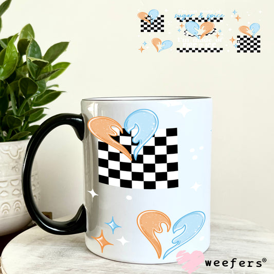 I'm Not made of Sugar and Spice White UV DTF Cup Wrap 11oz Coffee Mug Weefers