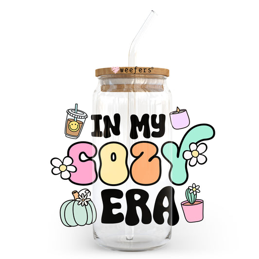 In My Cozy Era 20oz Libbey Glass Can, 34oz Hip Sip, 40oz Tumbler, 24oz Cold Cup UV DTF or Sublimation Decal Transfer - Weefers