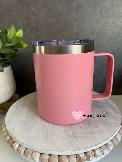 12oz Matte Stainless Steel Coffee Mug - Weefers