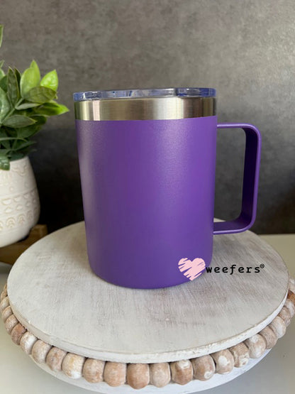 12oz Matte Stainless Steel Coffee Mug - Weefers