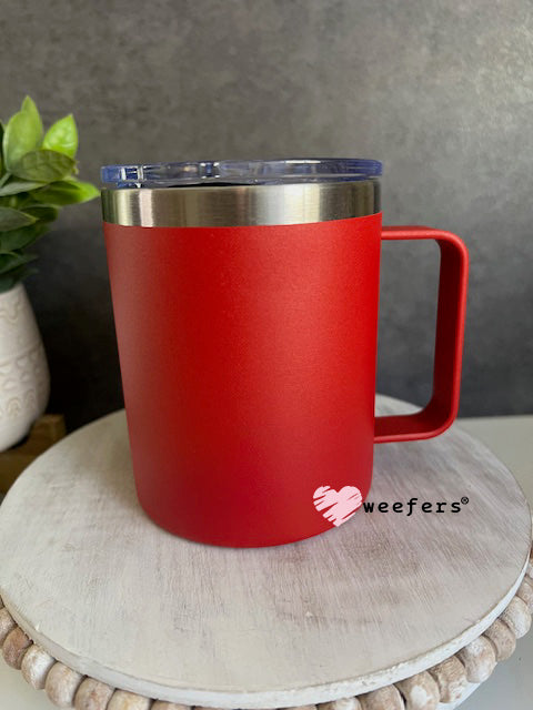 12oz Matte Stainless Steel Coffee Mug - Weefers