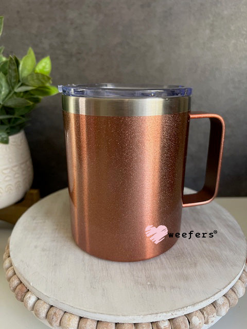 12oz Matte Stainless Steel Coffee Mug - Weefers