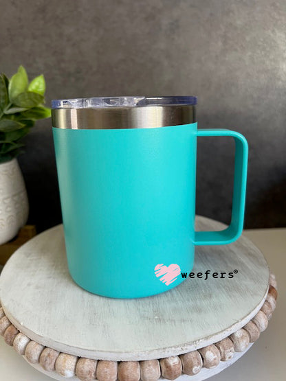 12oz Matte Stainless Steel Coffee Mug - Weefers